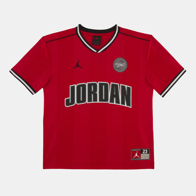 Jordan Kids' MJ Sport Jersey Red
