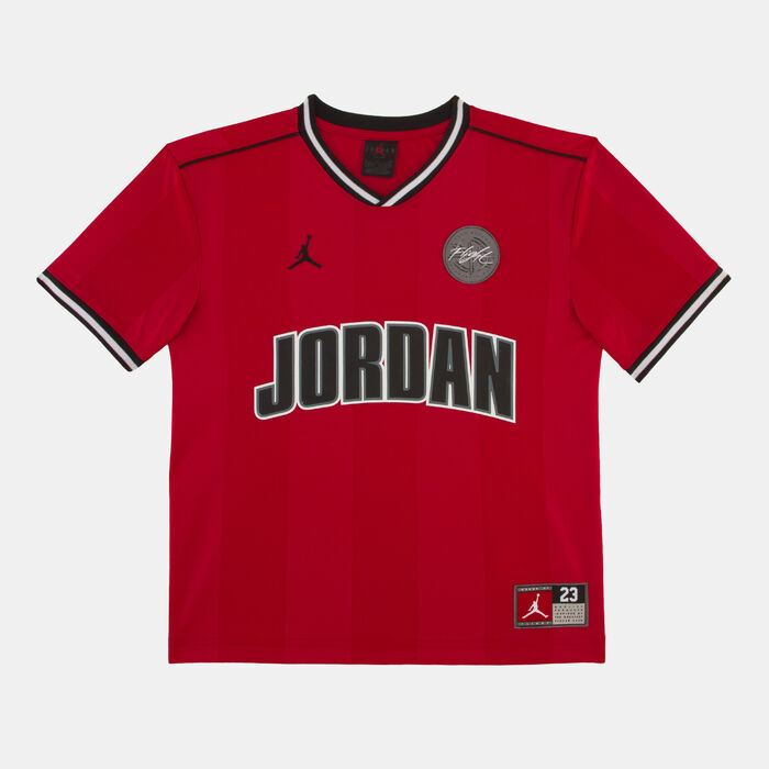 Jordan Kids' MJ Sport Jersey Red image number 0