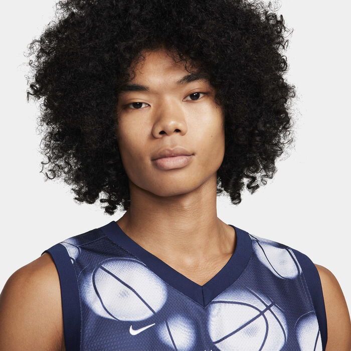 Nike Men's Dri-FIT DNA Basketball Jersey Blue Nike Men's Dri-FIT DNA Basketball Jersey Blue image number 2