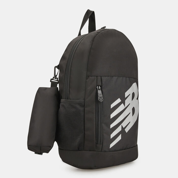New Balance Kids' Logo Backpack with Pencil Case Black New Balance Kids' Logo Backpack with Pencil Case Black image number 2