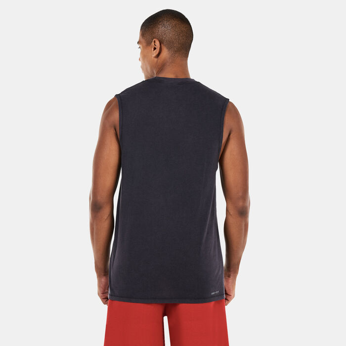 Buy Jordan Men's Dri-FIT Sport Sleeveless T-Shirt Black in KSA -SSS