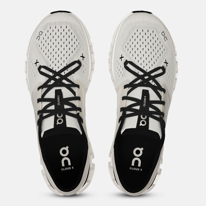 On Men's Cloud X 4 Training Shoes Grey On Men's Cloud X 4 Training Shoes Grey image number 3