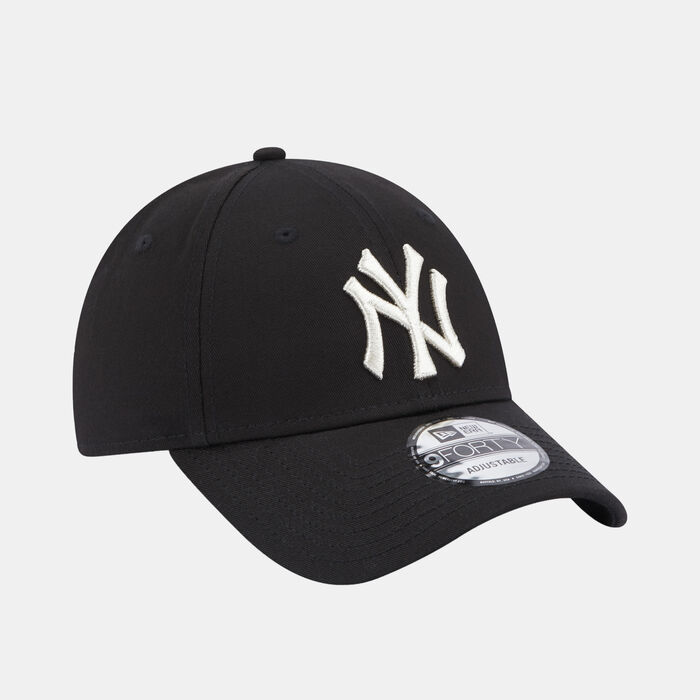 New Era Women's MLB New York Yankees Metallic Logo Cap Black image number 2