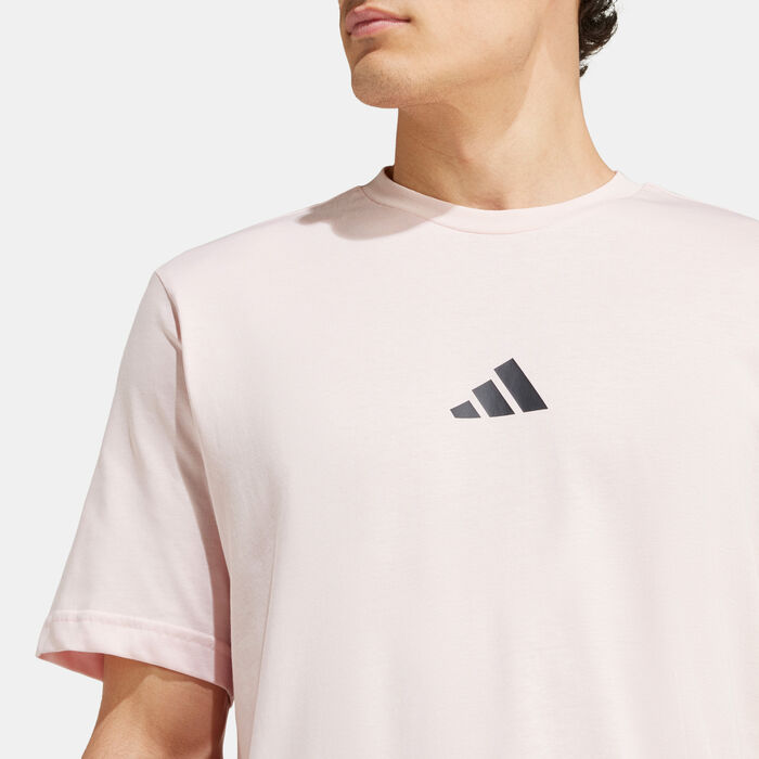 adidas Men's Strength Graphic T-Shirt Pink image number 3