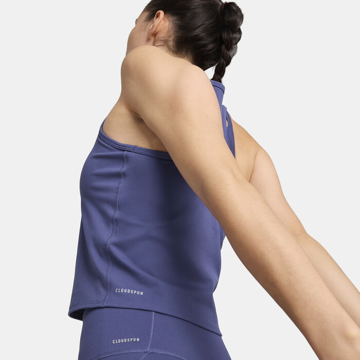 PUMA Women's CLOUDSPUN Mesh 2-in-1 Tank Top Purple PUMA Women's CLOUDSPUN Mesh 2-in-1 Tank Top Purple image number 3