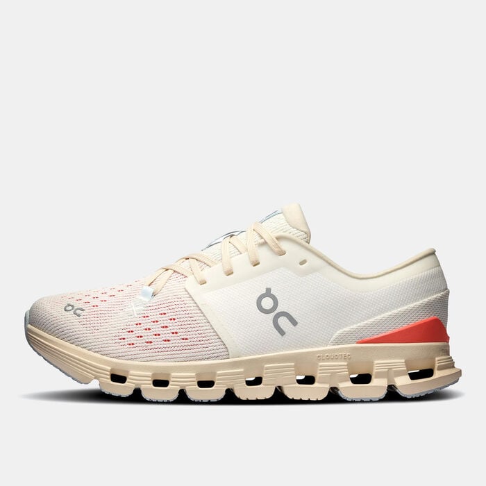 On Women's Cloud X 4 Training Shoes White On Women's Cloud X 4 Training Shoes White image number 2