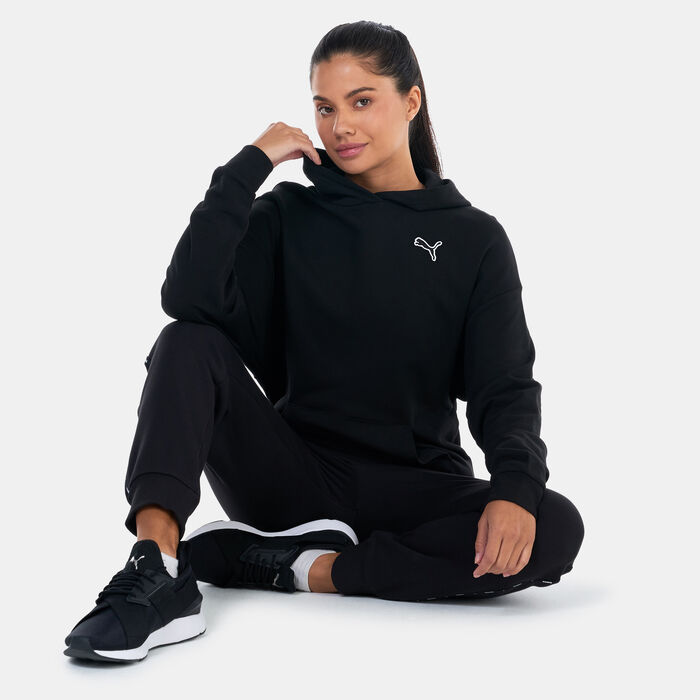PUMA Women's Better Essentials Hoodie Black image number 2
