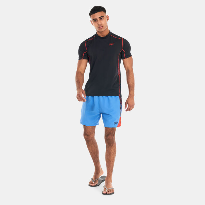 Speedo Men's Tech Rashguard Black Speedo Men's Tech Rashguard Black image number 2