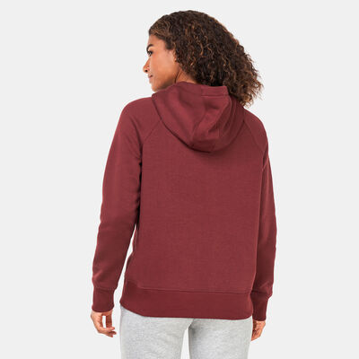 Under Armour Women's Rival Fleece Hoodie Red Under Armour Women's Rival Fleece Hoodie Red