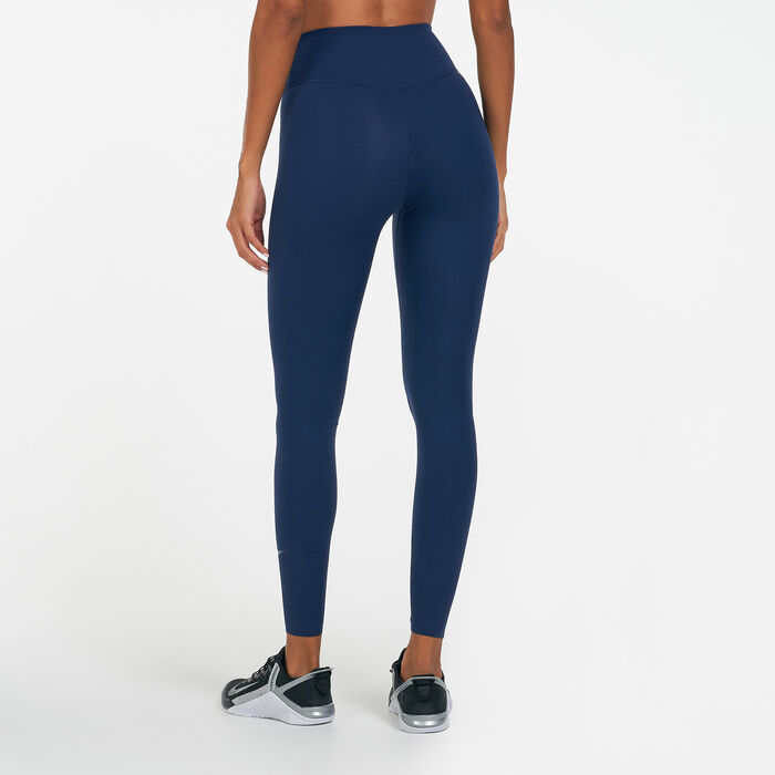 Nike One Luxe Mid Rise Leggings Blue