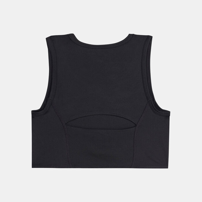 Nike Kids' Yoga Dri-FIT Tank Top Black image number 1