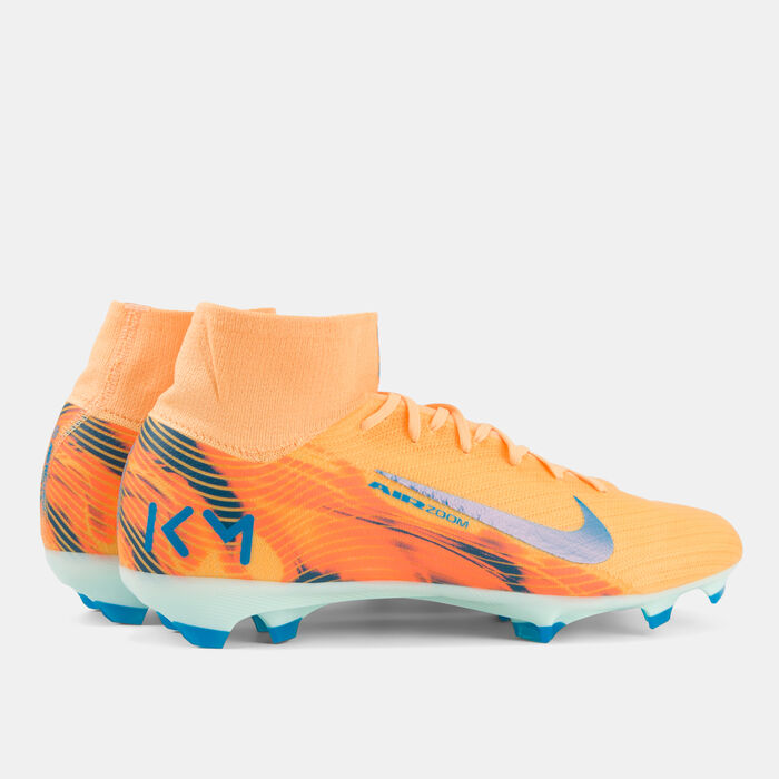 Nike Men's Kylian Mbappe Mercurial Superfly 10 Pro Firm Ground Football Shoes Orange Nike Men's Kylian Mbappe Mercurial Superfly 10 Pro Firm Ground Football Shoes Orange image number 4