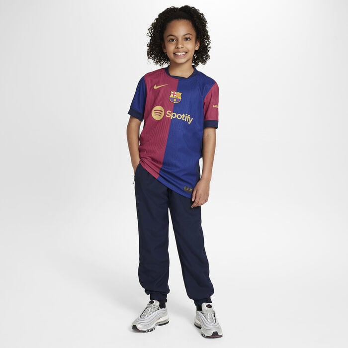 Nike Kids' F.C. Barcelona 2024/25 Match Home Dri-FIT ADV Football Authentic Shirt Blue Nike Kids' F.C. Barcelona 2024/25 Match Home Dri-FIT ADV Football Authentic Shirt Blue image number 8