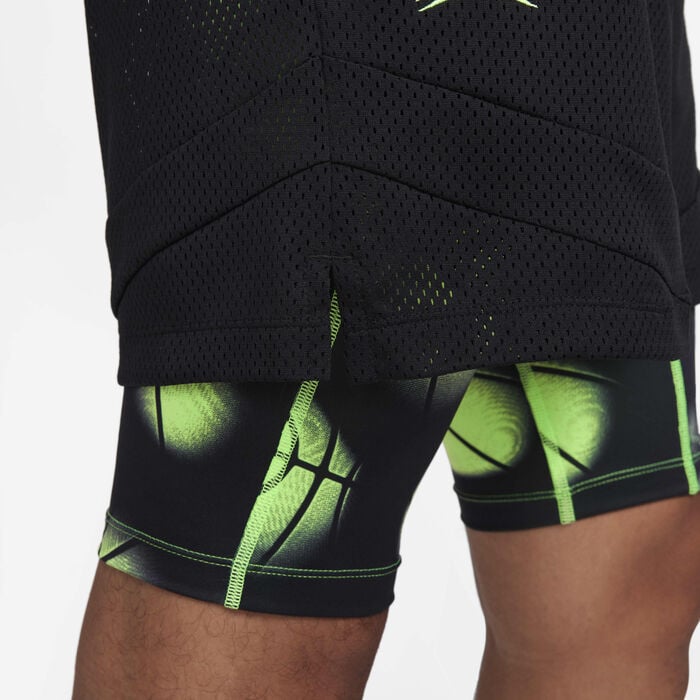 Nike Men's JA Dri-FIT 2-in-1 Basketball Shorts Black Nike Men's JA Dri-FIT 2-in-1 Basketball Shorts Black image number 6