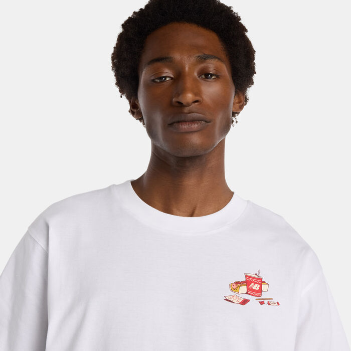 New Balance Men's Spectator Graphic T-Shirt White New Balance Men's Spectator Graphic T-Shirt White image number 2