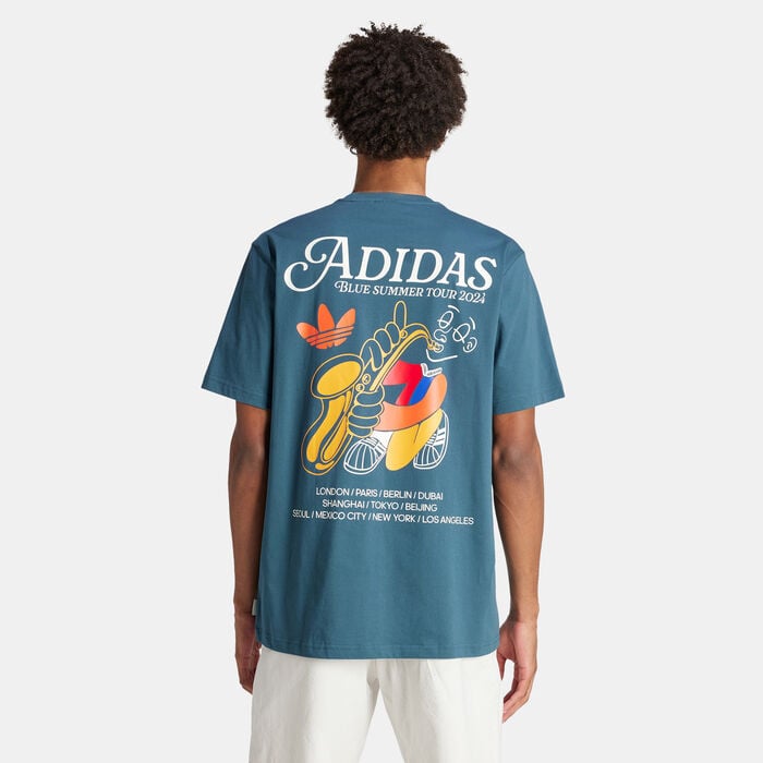 adidas Originals Men's Leisure T-Shirt Green adidas Originals Men's Leisure T-Shirt Green image number 3