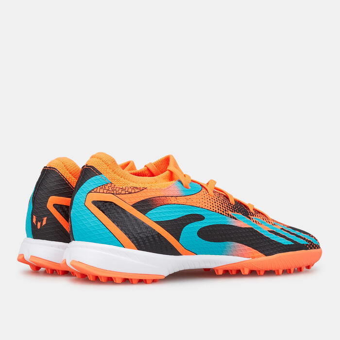 adidas Men's X Speedportal Messi.3 Turf Ground Football Shoe Orange adidas Men's X Speedportal Messi.3 Turf Ground Football Shoe Orange image number 2