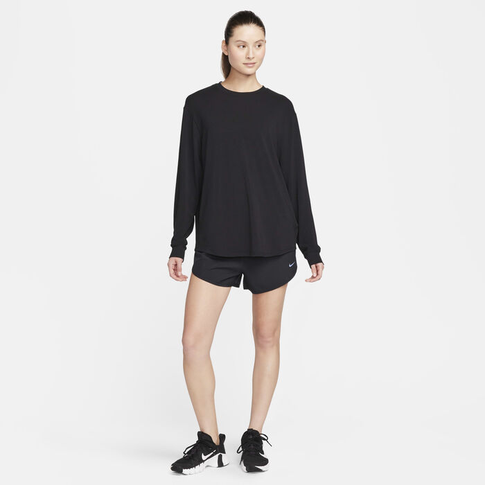 Nike Women's One Dri-FIT Training Top Black Nike Women's One Dri-FIT Training Top Black image number 4