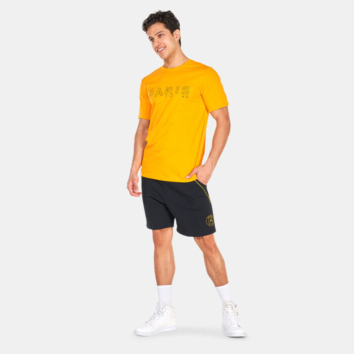 Jordan Men's Paris Saint-Germain T-Shirt Orange Jordan Men's Paris Saint-Germain T-Shirt Orange image number 2