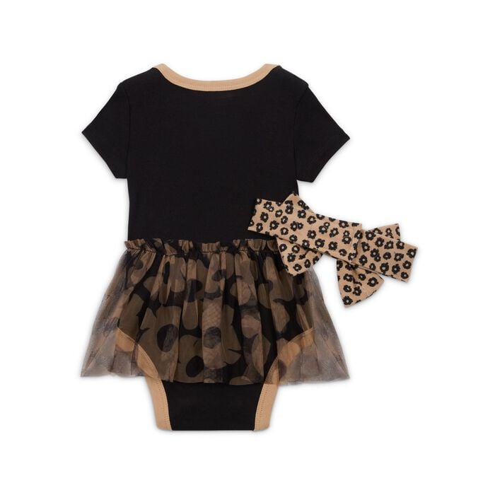 Nike Kids' Your Move 2-Piece Tutu Bodysuit and Headband Black Nike Kids' Your Move 2-Piece Tutu Bodysuit and Headband Black image number 2