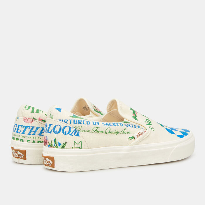 Vans Women's Eco Theory Classic Slip-On Shoe Beige image number 2