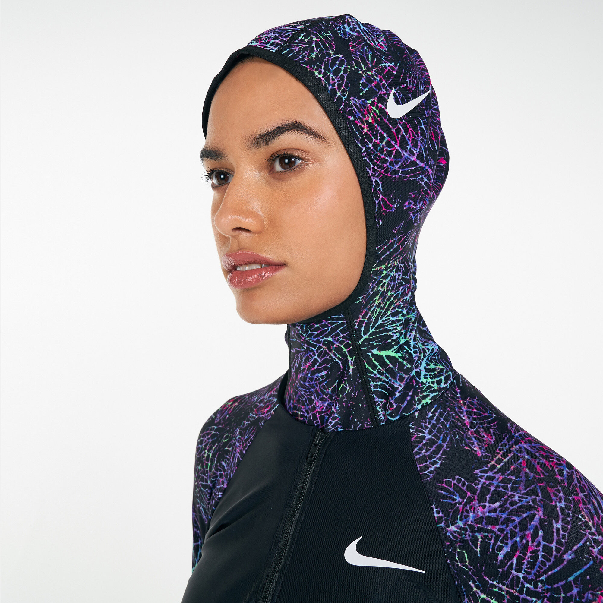 Buy Nike Swim Women s Victory Swimming Hijab Black in KSA SSS