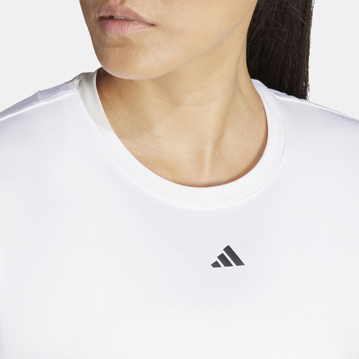 adidas Women's Designed for Training T-Shirt White adidas Women's Designed for Training T-Shirt White image number 3