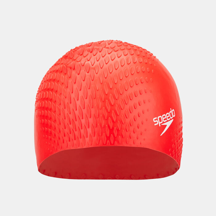 Speedo Bubble Active + Swimming Cap Red image number 0