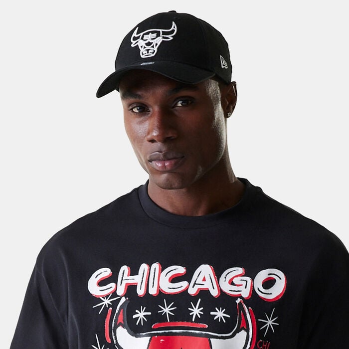 New Era Men's NBA Chicago Bulls Graphic T-Shirt Black New Era Men's NBA Chicago Bulls Graphic T-Shirt Black image number 2
