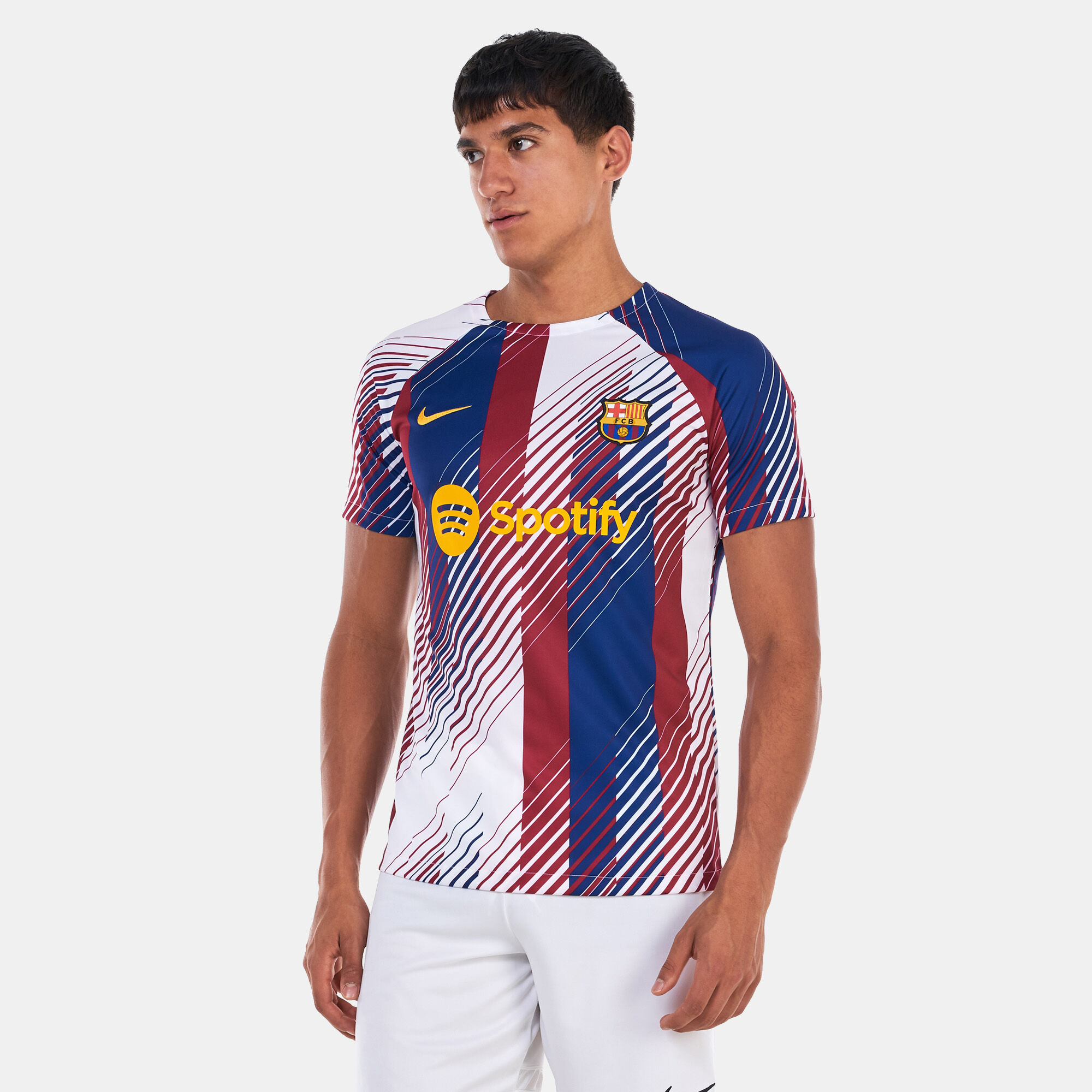 FC Barcelona DRI-FIT シャツ F.C. Barcelona 2023/24 Stadium Home Men's Nike Dri-FIT