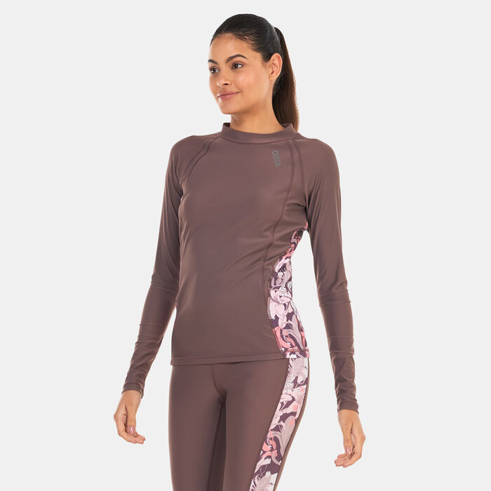COEGA Women's Long Sleeve Rashguard Pink COEGA Women's Long Sleeve Rashguard Pink image number 0