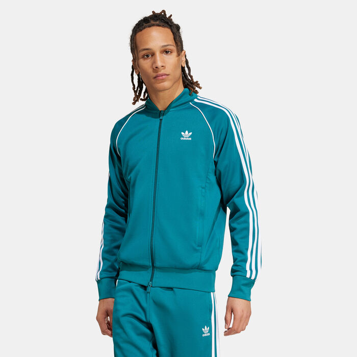 adidas Originals Men's Adicolor Classics SST Track Jacket Green image number 0