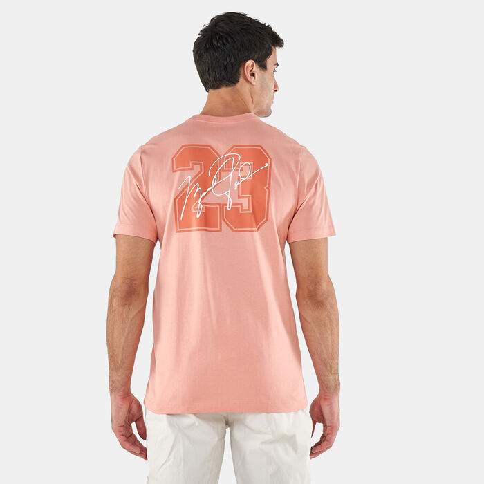 Jordan Men's Essential Flight 23 Graphic T-Shirt Pink Jordan Men's Essential Flight 23 Graphic T-Shirt Pink image number 1