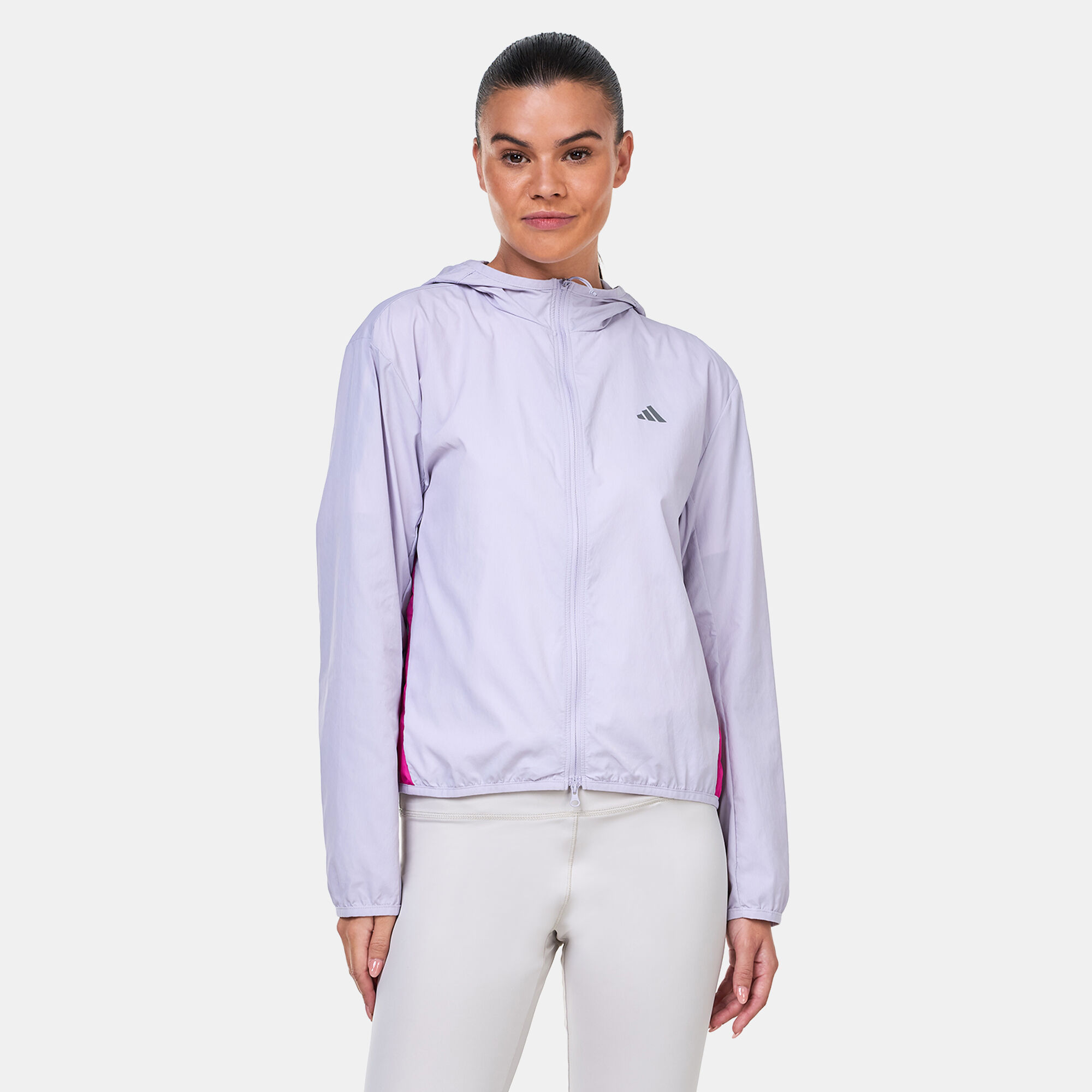 Adidas pullover windbreaker womens discount