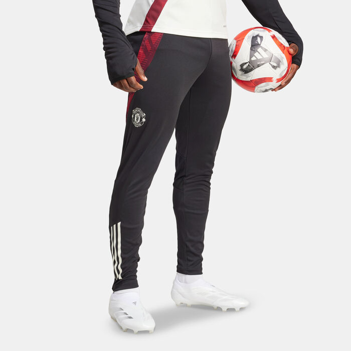 adidas Men's Manchester United Tiro 24 Football Training Pants Black image number 2
