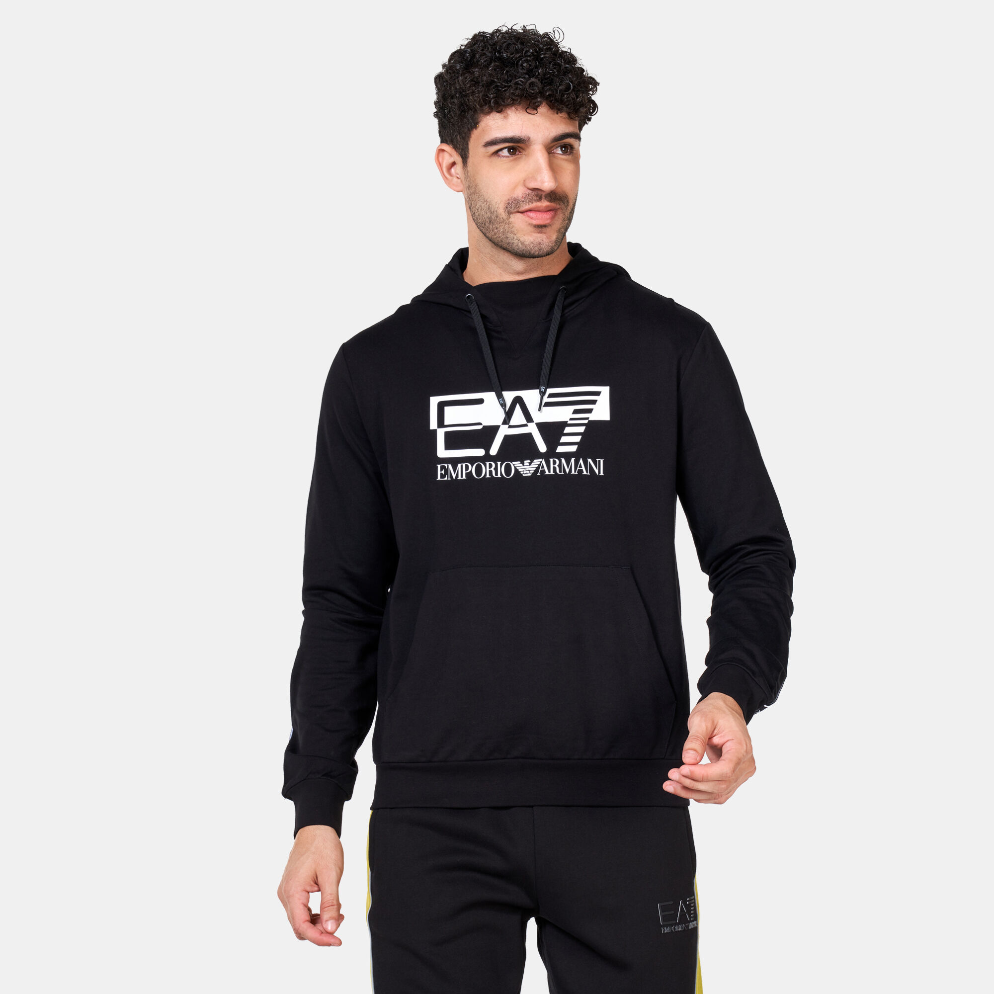 Emporio armani tape hoodie store