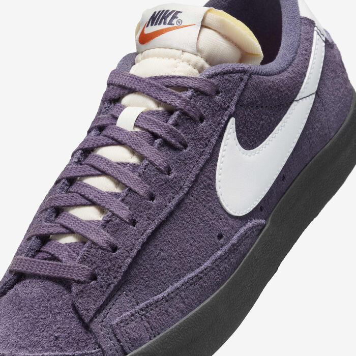 Nike Women's Blazer Low '77 Vintage Shoes Purple Nike Women's Blazer Low '77 Vintage Shoes Purple image number 6