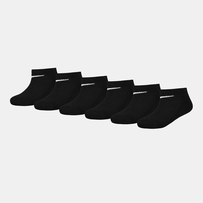Nike Kids' Cushioned No-Show Socks (6 Pairs) Black Nike Kids' Cushioned No-Show Socks (6 Pairs) Black image number 0