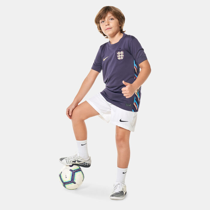 Nike Kids' England Stadium Dri-FIT Replica Away Football Jersey - 2024 Grey Nike Kids' England Stadium Dri-FIT Replica Away Football Jersey - 2024 Grey image number 2