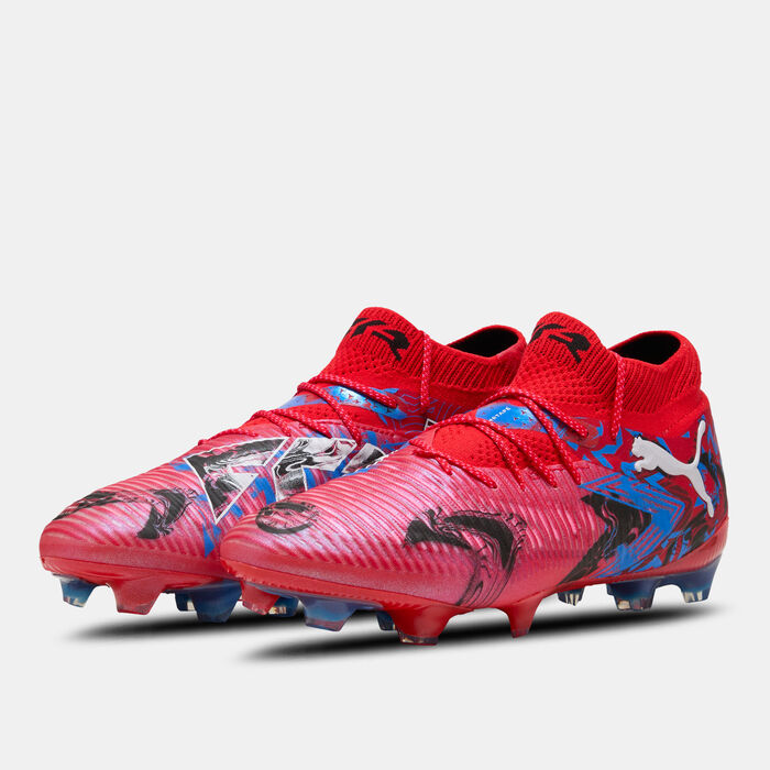 PUMA Kids' FUTURE 8 ULTIMATE PLAYMAKERS Firm Ground Football Shoes Red PUMA Kids' FUTURE 8 ULTIMATE PLAYMAKERS Firm Ground Football Shoes Red image number 1