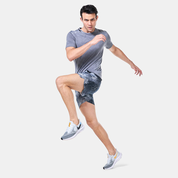 Nike Men's Dri-FIT Brief-Lined Running Shorts Grey Nike Men's Dri-FIT Brief-Lined Running Shorts Grey image number 2