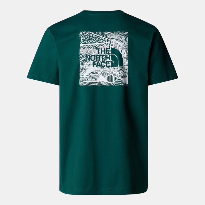 The North Face Men's Redbox Celebration T-Shirt Green The North Face Men's Redbox Celebration T-Shirt Green image number 1
