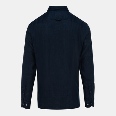 Timberland Men's Mill Brook Linen Shirt Blue