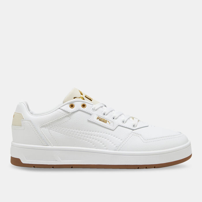 PUMA Men's Court Classic Lux Shoes White PUMA Men's Court Classic Lux Shoes White image number 0