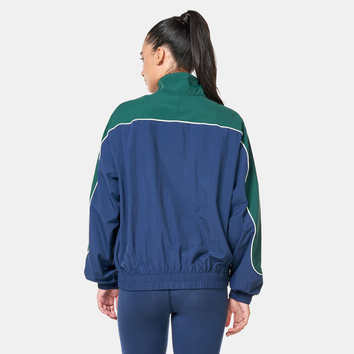 New Balance Women's Sportswears Greatest Hits Jacket Blue New Balance Women's Sportswears Greatest Hits Jacket Blue image number 2