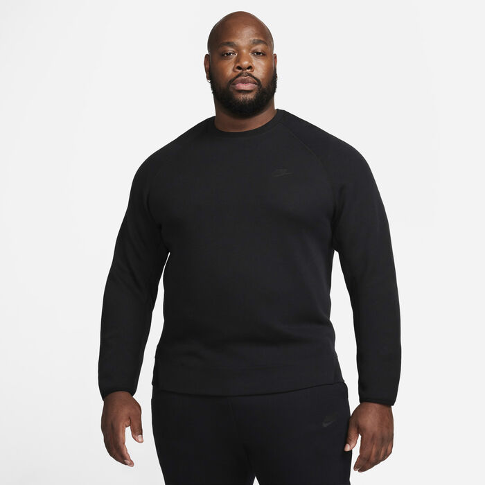 Nike Men's Sportswear Tech Fleece Crew Black image number 7