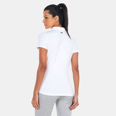 Under Armour Women's UA Playoff Polo Shirt White Under Armour Women's UA Playoff Polo Shirt White