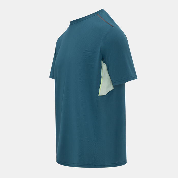 Sun and Sand Sports Men's Colourblock Training T-Shirt Green image number 3