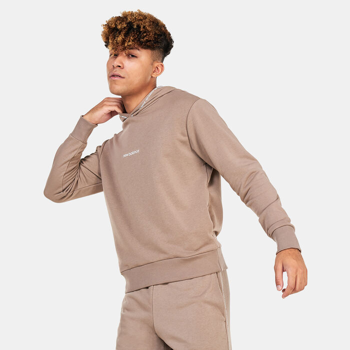 New Balance Men's NB Essentials Fleece Hoodie Brown New Balance Men's NB Essentials Fleece Hoodie Brown image number 0