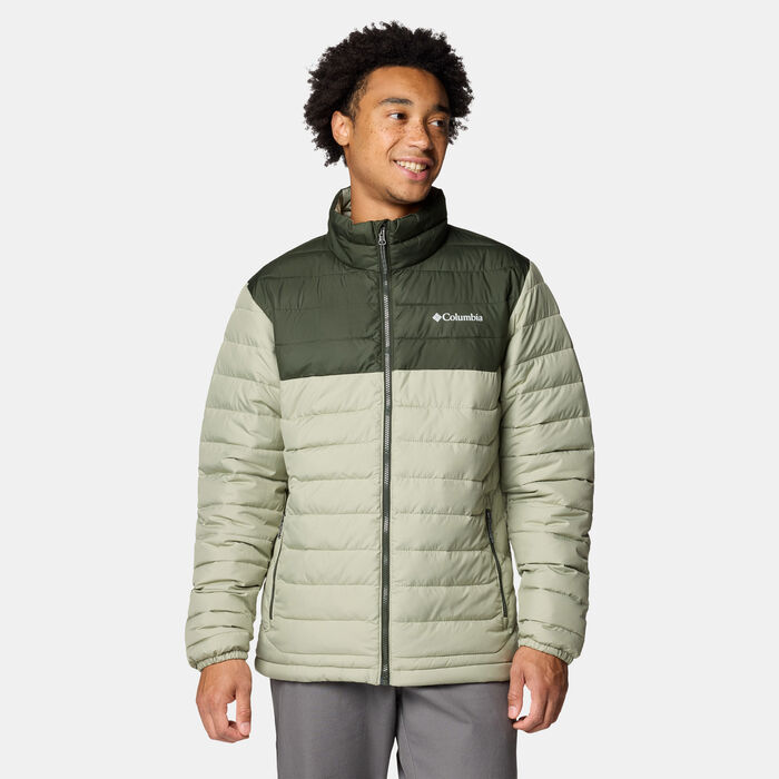 Columbia Men's Powder Lite II Full-Zip Hiking Jacket Green Columbia Men's Powder Lite II Full-Zip Hiking Jacket Green image number 0